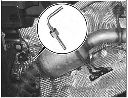 Capteur de temprature des gaz avant filtre  particules