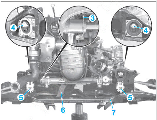 Ensemble moteur ' bote de vitesses