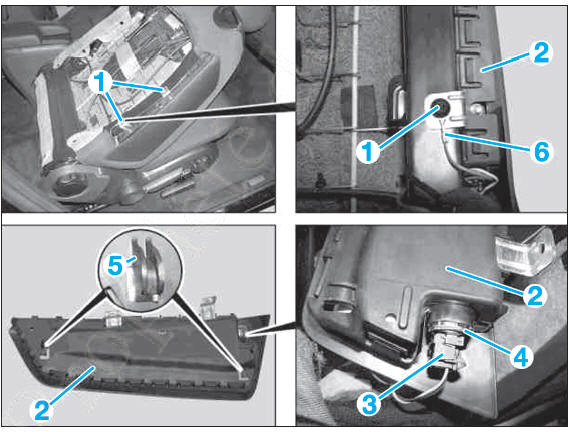 Dpose-repose d'un airbag latral avant