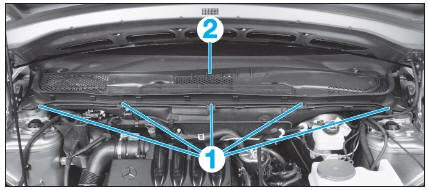 Grille d'auvent